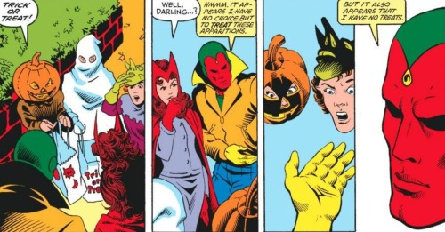 marvelentertainment: MARVEL PANEL OF THE DAY From: Vision and the Scarlet Witch (1982) #1 Just be
