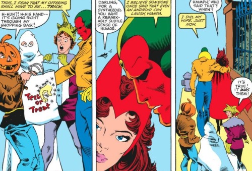 marvelentertainment: MARVEL PANEL OF THE DAY From: Vision and the Scarlet Witch (1982) #1 Just be