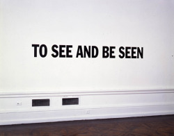 visual-poetry:  “to see and be seen”