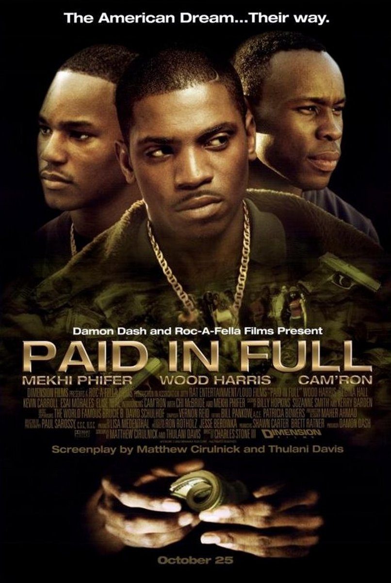 10 YEARS AGO TODAY |10/25/02| The movie, Paid In Full, is released in theaters.