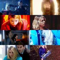 bad-wolf-reborn:   My two favourite badass companions, requested by Anon. Part One Rose Tyler. (I may or may not have suddenly developed a lady boner)  People say that Rose Tyler is clingy and weak. I disagree. On her very first adventure, she was seperat