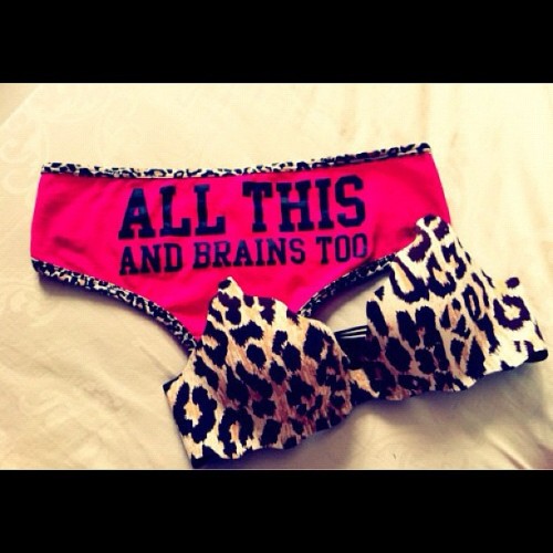 #cheetah #bra #underwear #brains #girl #pink