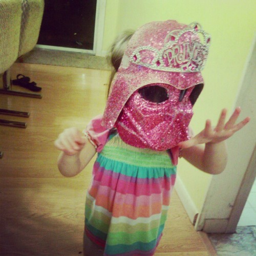 peaceloveandtattooink:shessomethingsarcastic:crunksalad:My Daughter insisted on being “Princess Dart