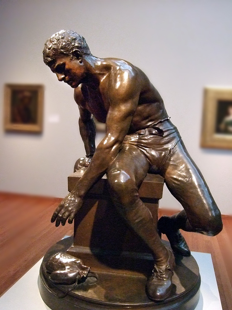 antonio-m:The Tired Boxer,Douglas TIlden, (American) 1861-1935de Young Museum, San