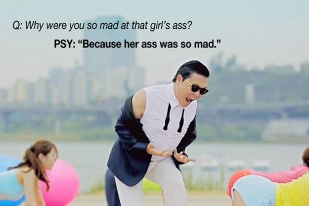 So, Psy did an AMA on Reddit today…
And he answered questions about Gangnam Style, the video, breakfast and screaming at asses.
Read the whole thing here