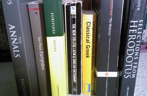 tharsei-thanate: I have a lot of classics books bloody hell that dictionary in the top right, I&