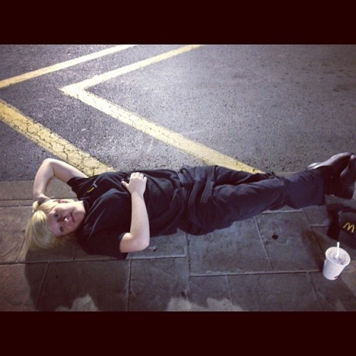 I was tired guys… Long night, lol