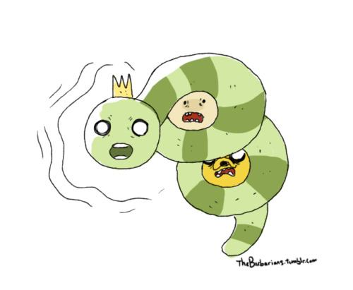 thebarbarians:if i could make a living out of drawing the king worm i’d die happy