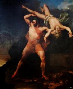 hadrian6:  Hercules and Lichas. 1820. Jean Baptiste Mauzaisse. 