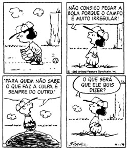 deposito-de-tirinhas:  por Charles Schulz http://www.peanuts.com/ 