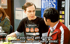 holdingonmyheart:  the big bang theory and the tardis photobooth 