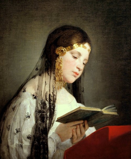 vcrfl:Friedrich von Amerling: Reading Girl, 1834.