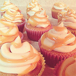 broegansnook:  butterbeer cupcakes(makes around 18) for the cupcakes:2 cups flour1 1/2 teaspoons baking powder½ teaspoon baking soda¼ teaspoon salt½ cup (1 stick) unsalted butter, softened½ cup granulated sugar½ cup