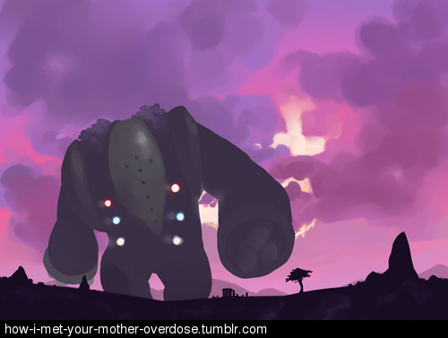 how-i-met-your-mother-overdose:  Sometimes the scale of some Pokemon is lost in the sprites.Click for the best How I Met Your Mother tumblr ever.  I’ve got a Rattata that could bring that down.
