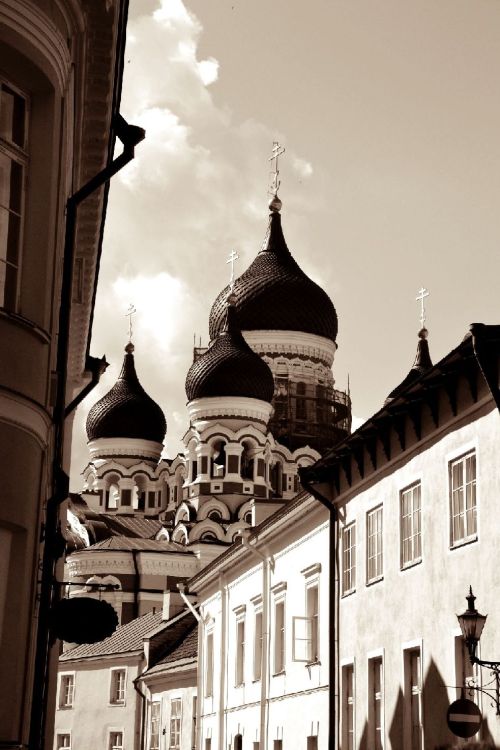 Tallinn, Estonia (2012) Alexander Nevsky Cathedral- The Alexander Nevsky Cathedral crowns the hill o