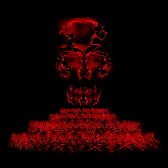 gagaroyale:  Previously unseen view of the skull sequence in Lady Gaga’s born this