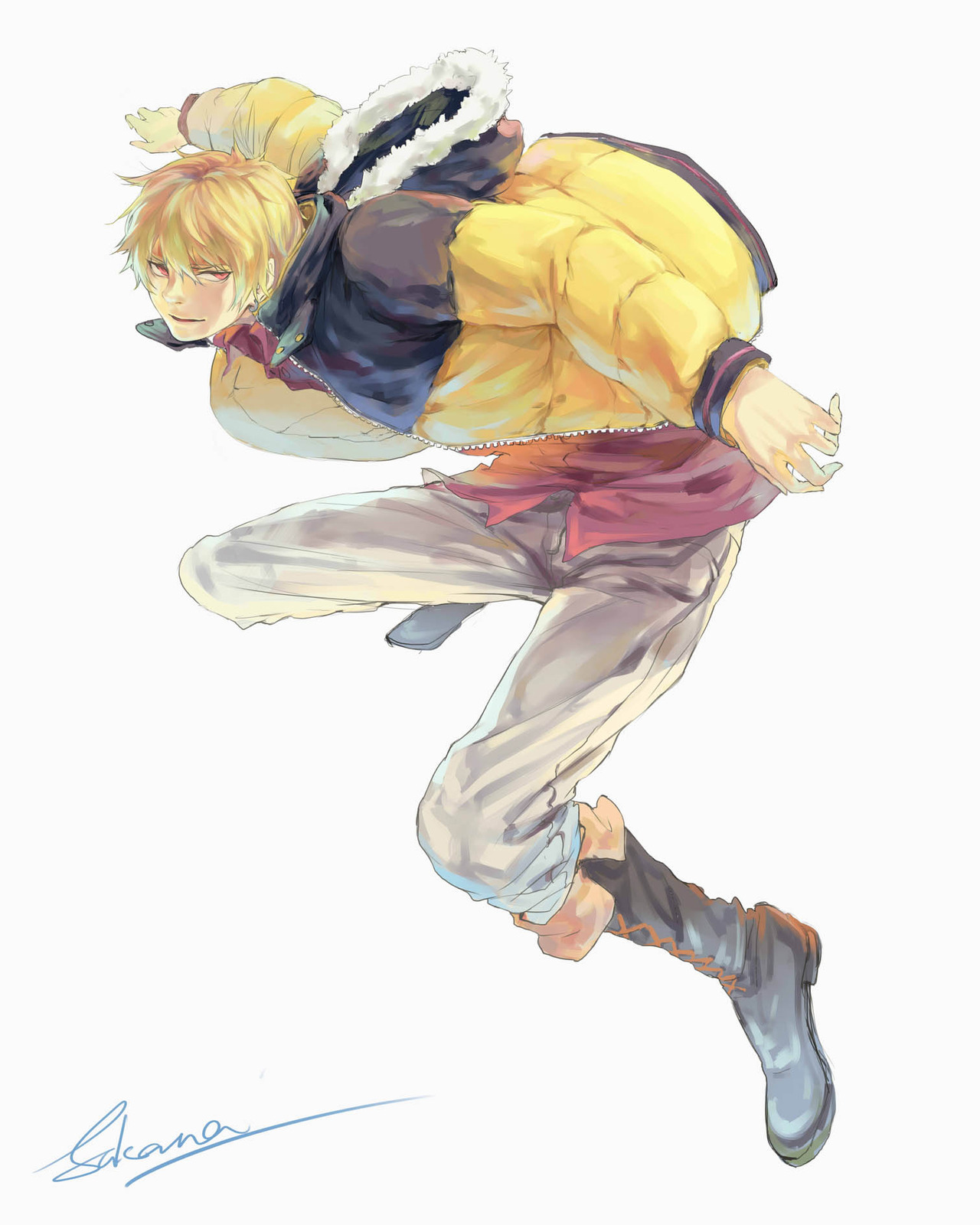 mahiros-fine-ass:  不破真広 by 魚 