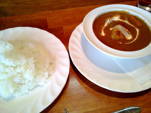 Today&rsquo;s special (beef stew lunch set) from Sato @ Nishi Asakusa by Fuyuhiko on Flickr.