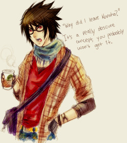 rauewinde:  hipster sasuke source: x 