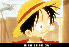 holdmyhat:  One Piece Funny Moments: Bad or Good Guy?  Luffy, XD.