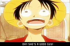 holdmyhat:  One Piece Funny Moments: Bad or Good Guy?  Luffy, XD.