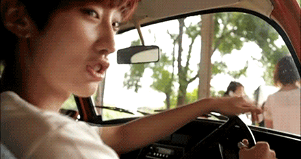  Jinyoung driving. 