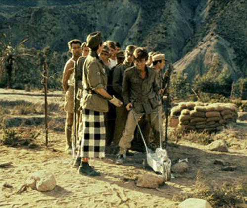 Shooting How I Won the War in Almeria, Spain, 1966.