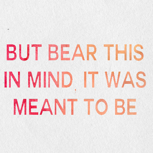 cannedharry-blog:  Minimalist; Little Things Lyrics 