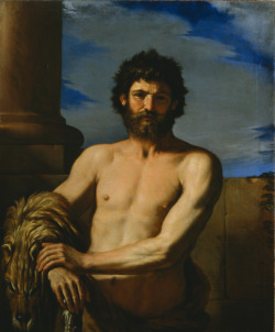 mrsramseysshawl:  Giovanni Francesco Barbieri (Il Guercino) (Born Cento 1591; Died 1666 Bologna), Hercules, 17th century 