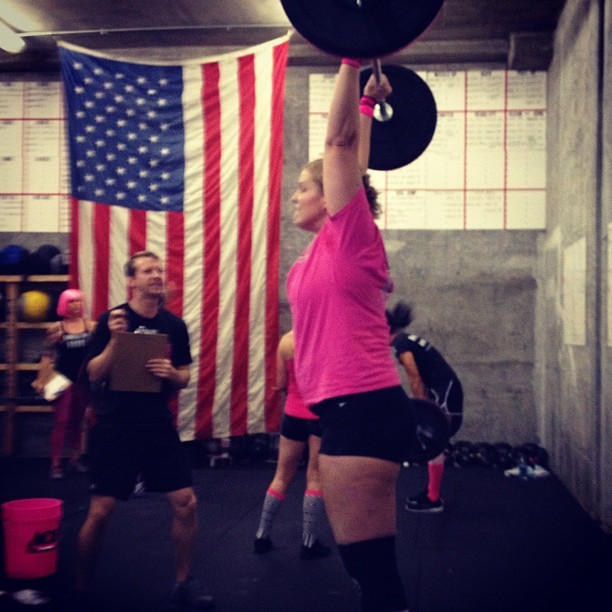 Our friend Nikki from CrossFit TSAC KILLED it! @crossfit310 #barbellsforboobs #b4b #crossfit #wod #grace