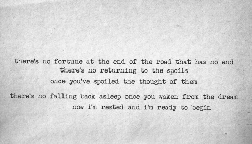 favoritelittlelyrics:  The Avett Brothers, “February Seven”
