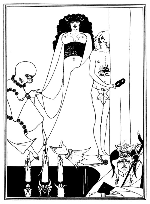 fuckyeahvintageillustration:  ‘Salomé - a tragedy in one act’ translated from the French of Oscar Wilde; pictured by Aubrey Beardsley. Published 1904 by Melmoth & Co. See the complete book here.  Mam z tymi samymi ilustracjami :D