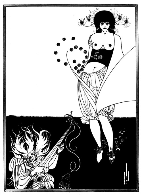 fuckyeahvintageillustration:  ‘Salomé - a tragedy in one act’ translated from the French of Oscar Wilde; pictured by Aubrey Beardsley. Published 1904 by Melmoth & Co. See the complete book here.  Mam z tymi samymi ilustracjami :D