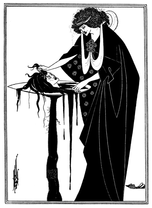 fuckyeahvintageillustration:  ‘Salomé - a tragedy in one act’ translated from the French of Oscar Wilde; pictured by Aubrey Beardsley. Published 1904 by Melmoth & Co. See the complete book here.  Mam z tymi samymi ilustracjami :D