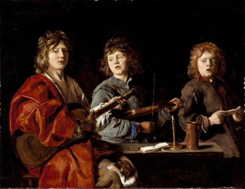 Three Young MusiciansAntoine Le Nain (French; ca. 1588–1648)ca. 1630Oil on woodLos Angeles County Mu