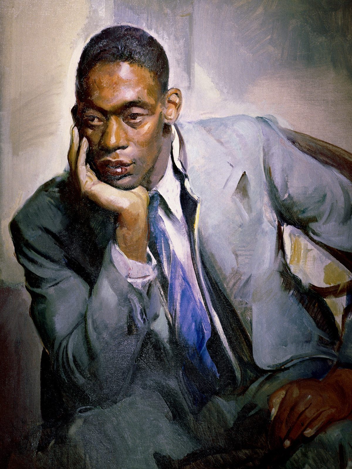androphilia:  Alice Kent Stoddard (American, 1884-1976), Young Man in Blue Suit,