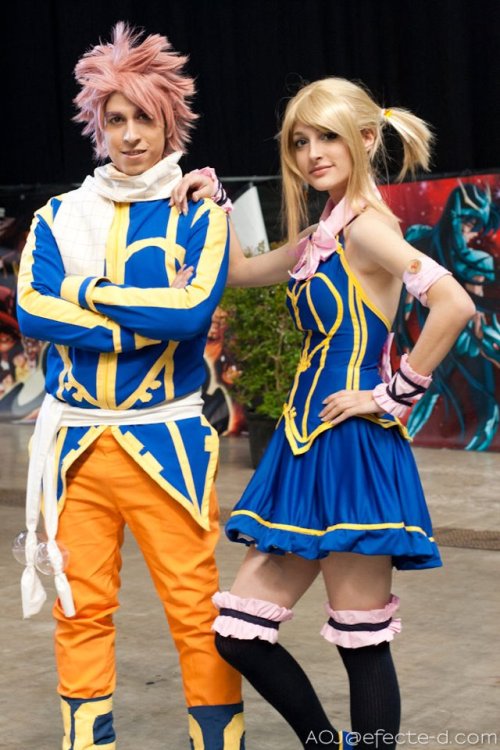 Natsu and Lucy by ~TornadoSugus