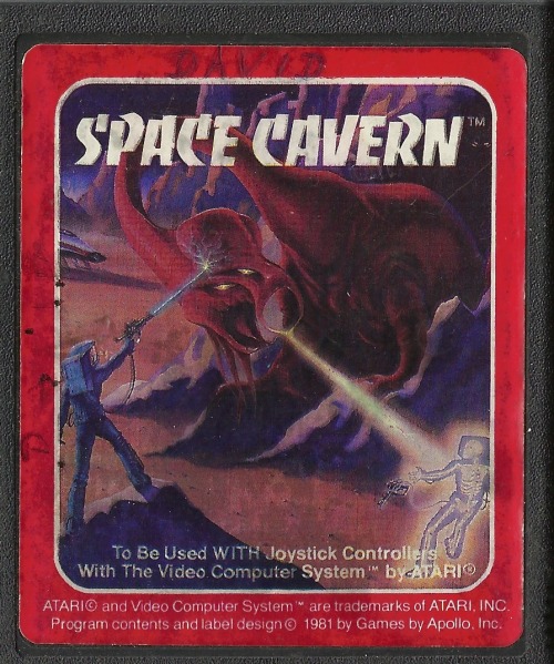 theprintedpage:  Space Cavern for the Atari 2600