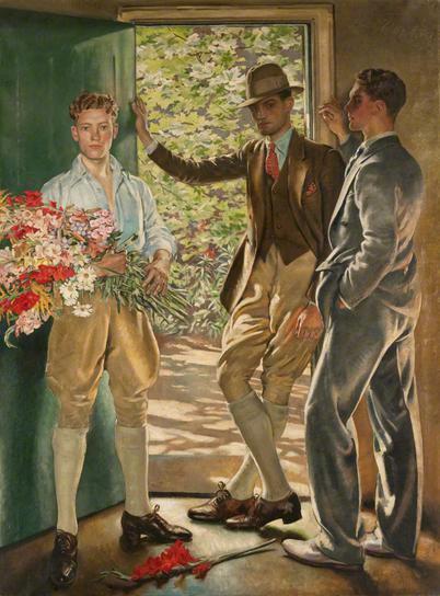 gaytimespast1940:  1926: ‘The garden door.’ by William Bruce Ellis Ranken. I