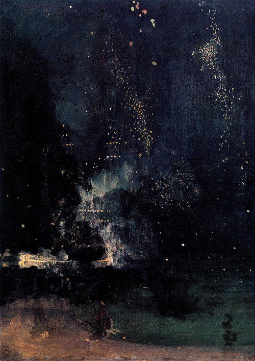 nevver:Nocturne in Black and Gold: The Falling Rocket, James Whistler