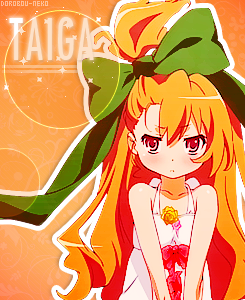 dorobou-neko-blog:  TORADORA - Taiga Aisaka