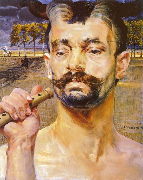 XXX Jacek Malczewski (Polish, 1854-1929), Faun, photo