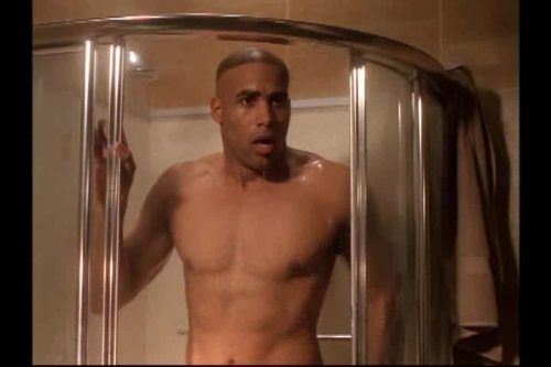 Porn photo nakedmalecelebs1:  Boris Kodjoe  Nude Shower