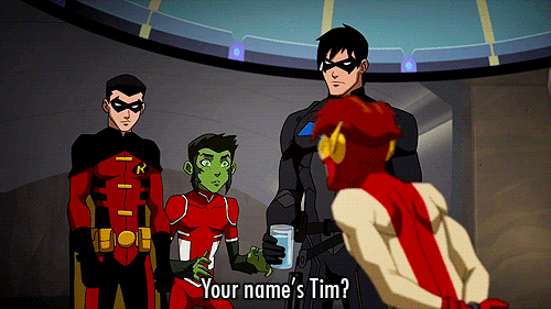thesouffleegirl:   When I first saw this I was screaming because THEY FINALLY DID IT THEY MADE A DICK JOKE IN A DC KID’S CARTOON  