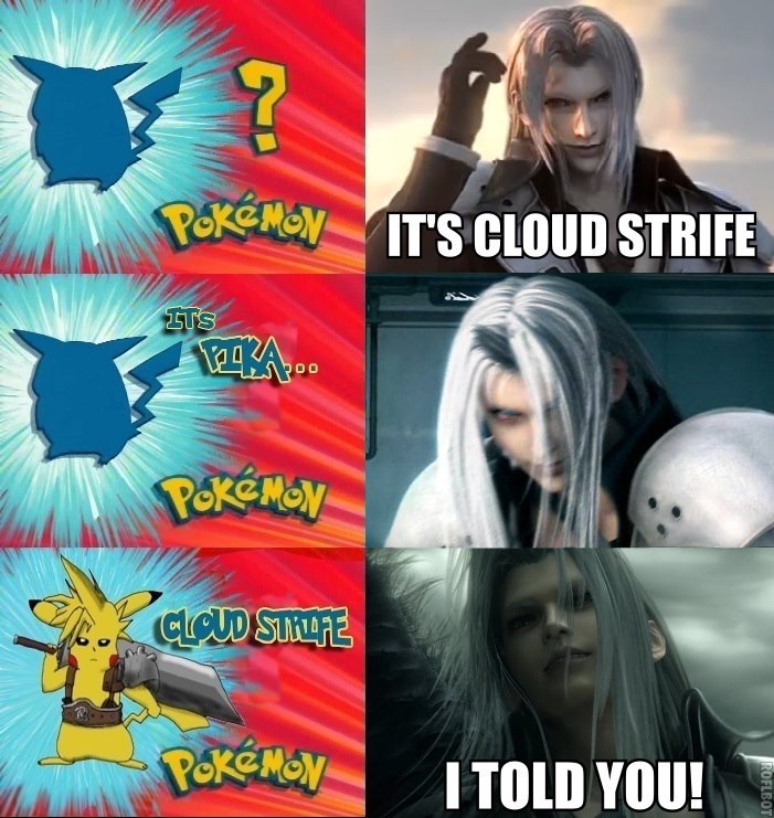 sephirothsheartlesspuppet:  Sephiroth is never wrong &gt;;3 