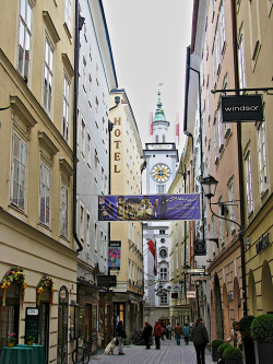 allthingseurope:  A street in Salzburg (by