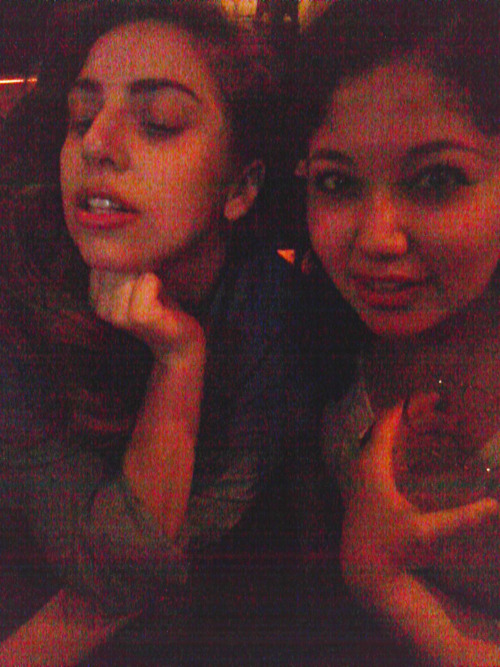 ladyxgaga:  Gaga with a fan in Chicago last night. 