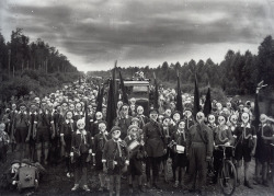 Pioneers defense drill, Leningrad 1937