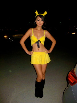 Jiggaracci33:  Evelyn Lin’s Halloween Costume Last Night. All Right’s Reserved