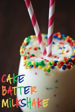 Gastrogirl:  Cake Batter Milkshake. 